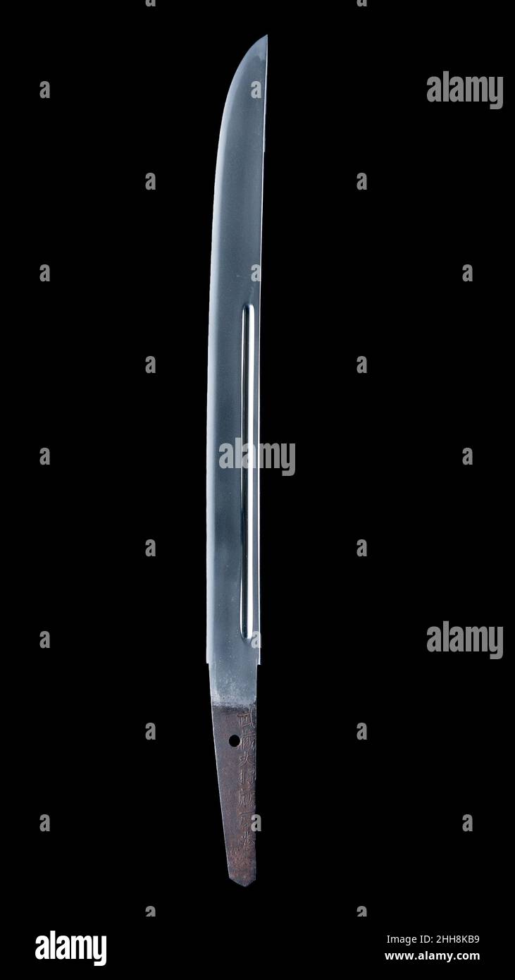 Short Blade Examples Blade and Mounting for a Short Sword (Wakizashi) blade, early 17th ...