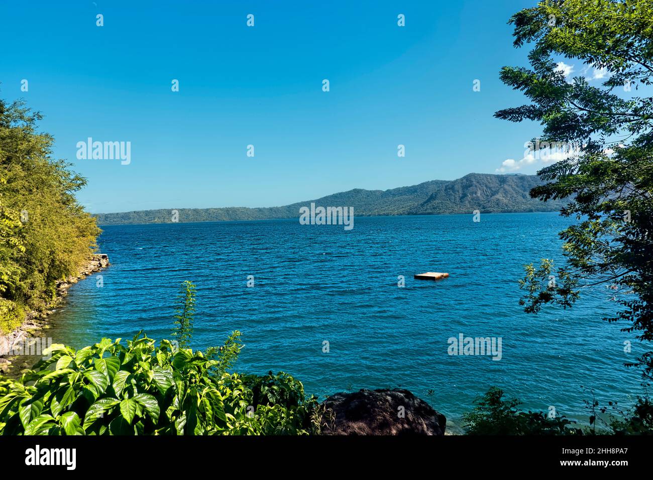 The Laguna Apoyo Nature Reserve, Masaya, Nicaragua Stock Photo