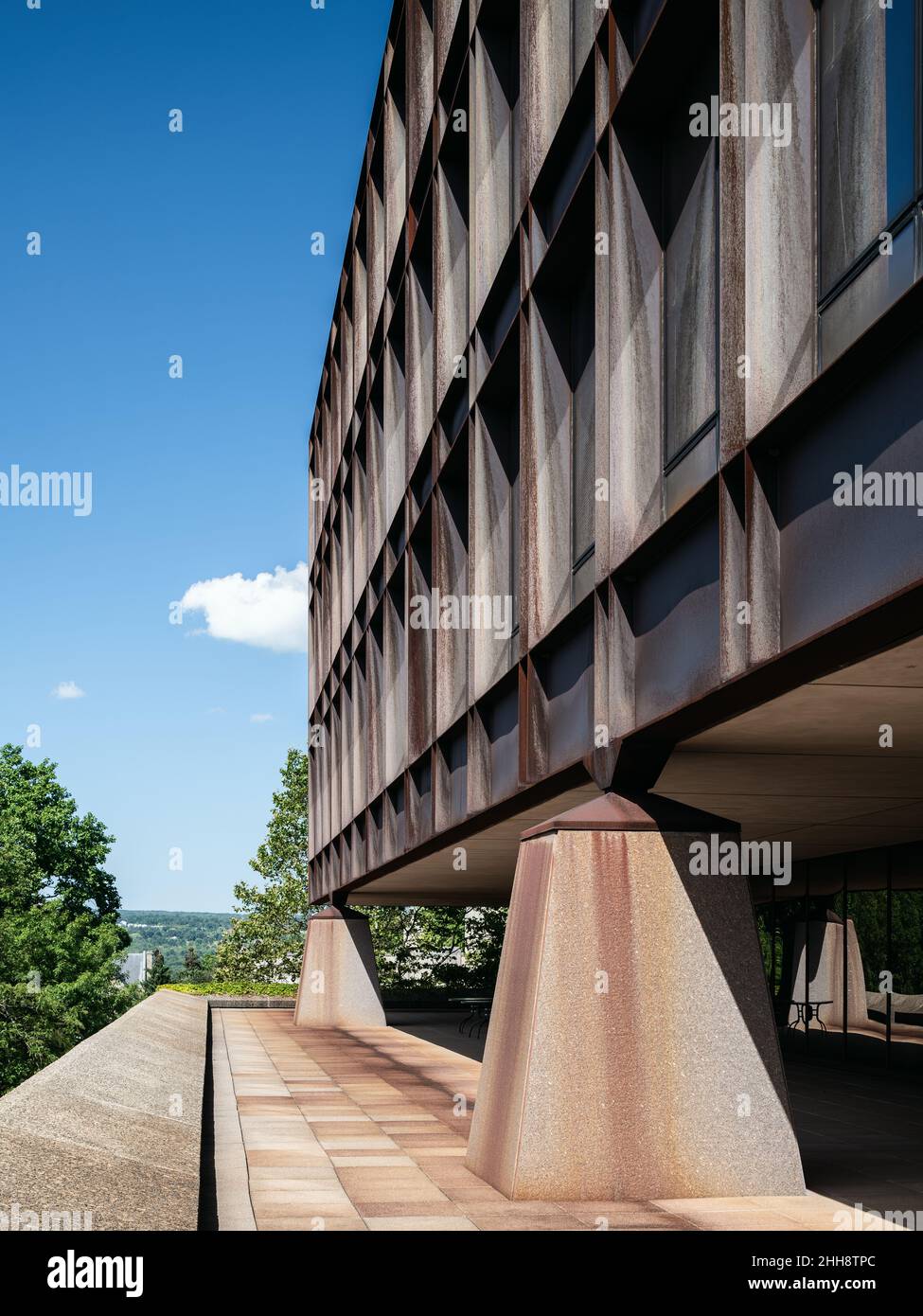 Uris Hall at Cornell University designed by Gordon Bunshaft Stock Photo