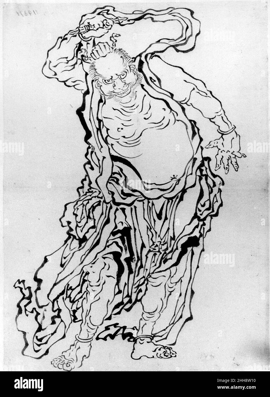 Nio the Guardian 18th–19th century School of Katsushika Hokusai Japanese. Nio the Guardian  57267 Stock Photo