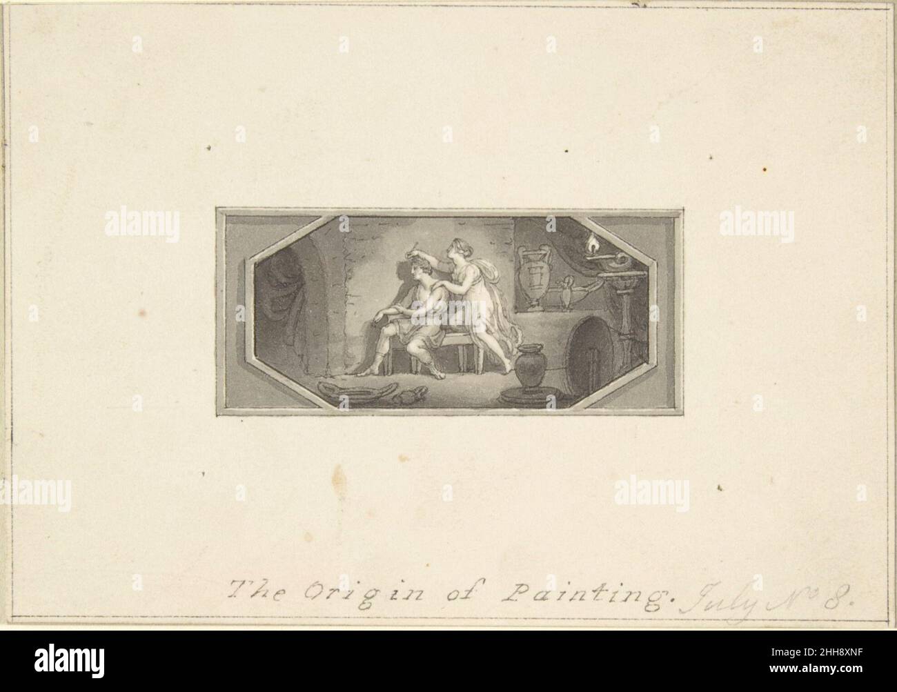 The Origin of Painting 17901800 Edward Francis Burney British. The