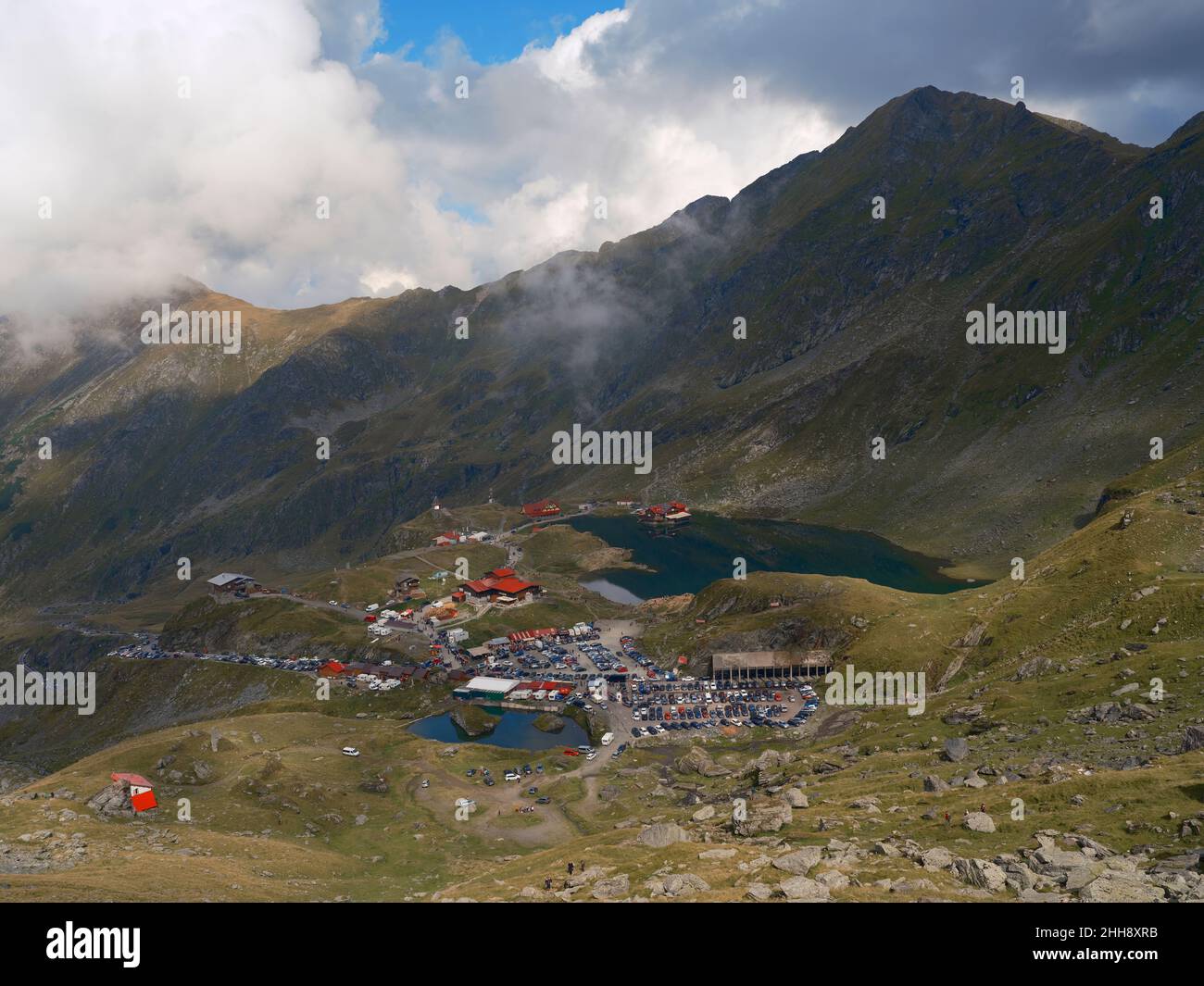 Alpine landscape in the Fagaras Mountains, Romania, Europe Stock Photo