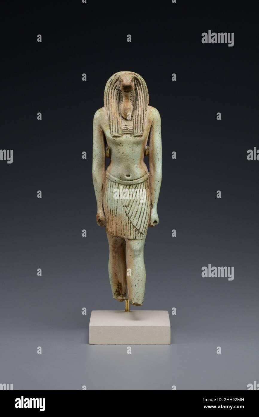Figure of Nehebkau 664–525 B.C. Late Period. Figure of Nehebkau. 664–525 B.C.. Faience. Late Period. From Egypt. Dynasty 26 Stock Photo