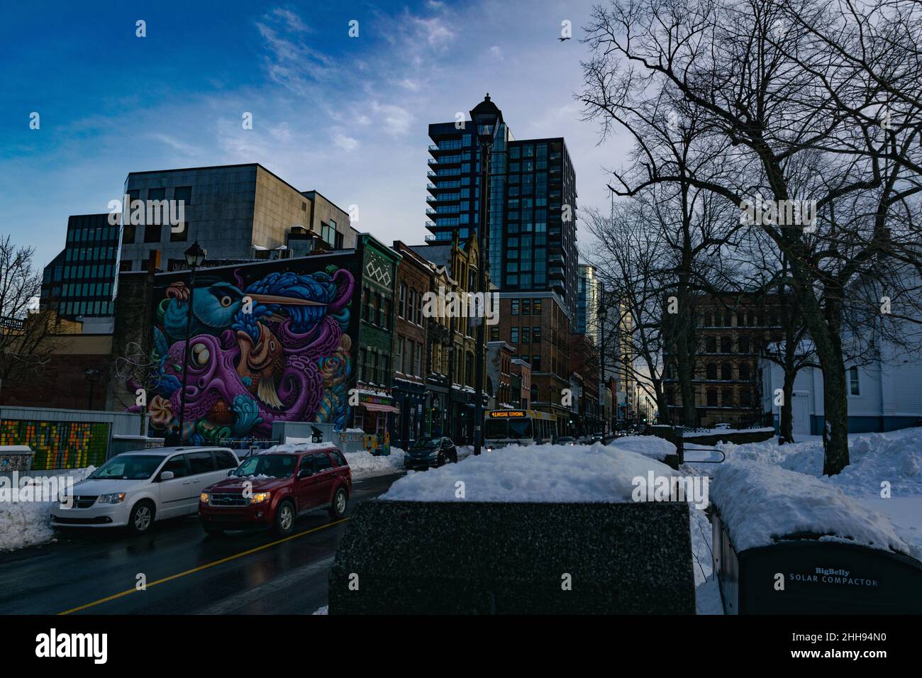 barrington street halifax nova scotia Stock Photo Alamy