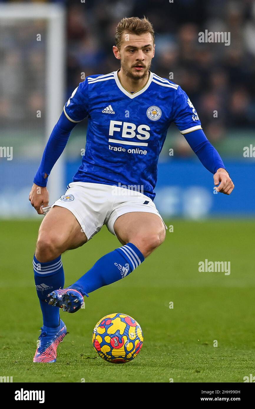 レスター22 DEWSBURY-HALL Kiernan Dewsbury-Hall #22 of Leicester City celebrates the 1-0 win