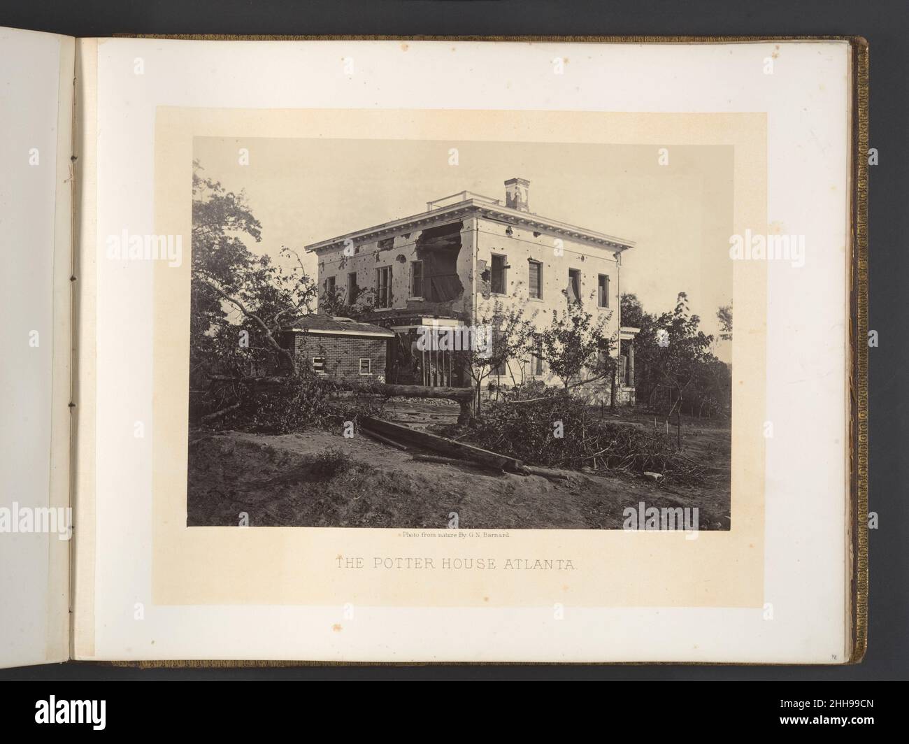 The Potter House, Atlanta 1860s N. Barnard American. The Potter