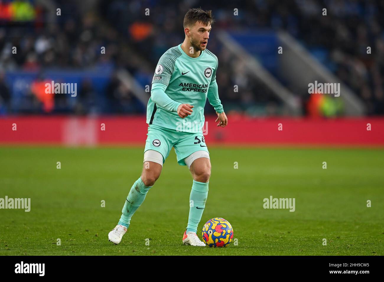 Joël Veltman #34 of Brighton & Hove Albion during the game in, on 1/23/2022. (Photo by Craig Thomas/News Images/Sipa USA) Credit: Sipa USA/Alamy Live News Stock Photo