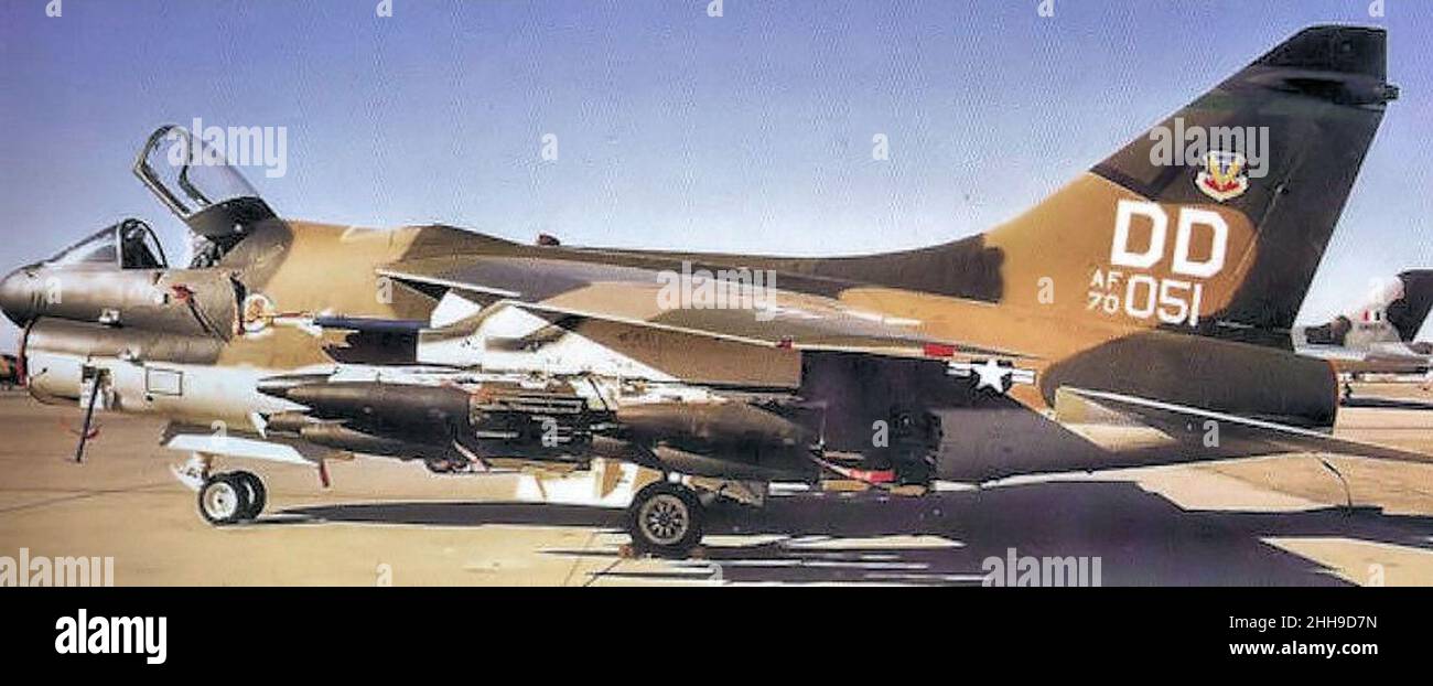 354th Tactical Fighter Squadron A-7D Corsair II 70-1051 354th Tactical Fighter Squadron A-7D Corsair II 70-1051