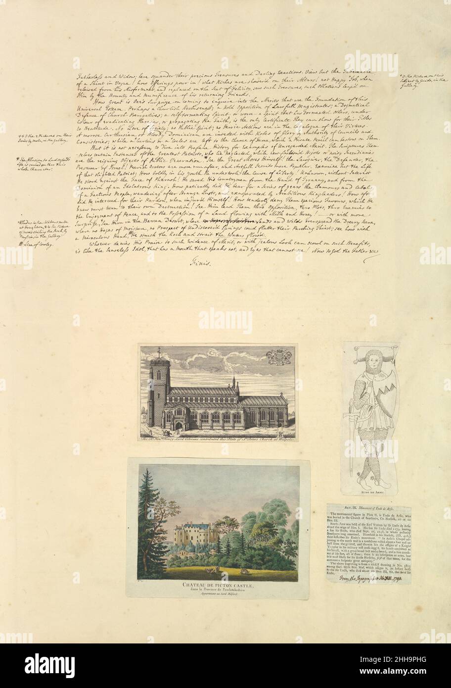 Printed text describing monument hires stock photography and images