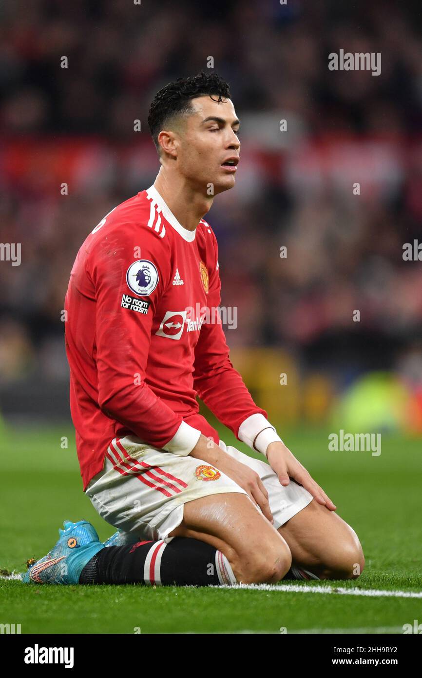 Manchester, UK. 22nd Jan, 2022. Manchester United's Cristiano Ronaldo