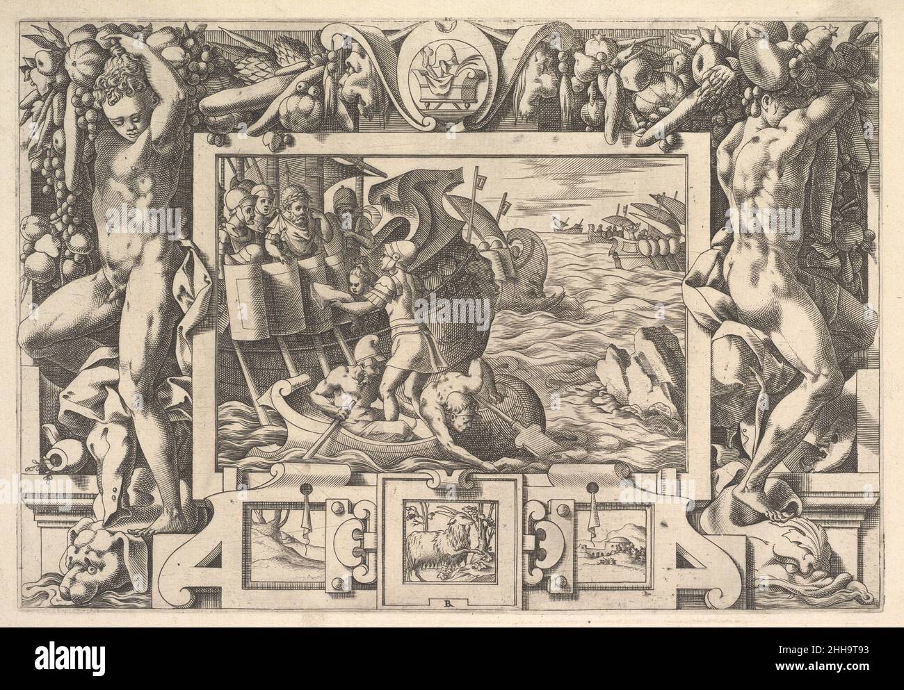 Aeëtes Gathers the Limbs of Absyrtes (Tandis qu'il fait les membres ...