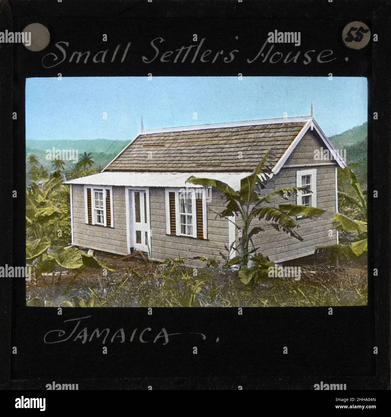 Small Settlers House, Jamaica, ca.1875ca.1940 Stock Photo Alamy