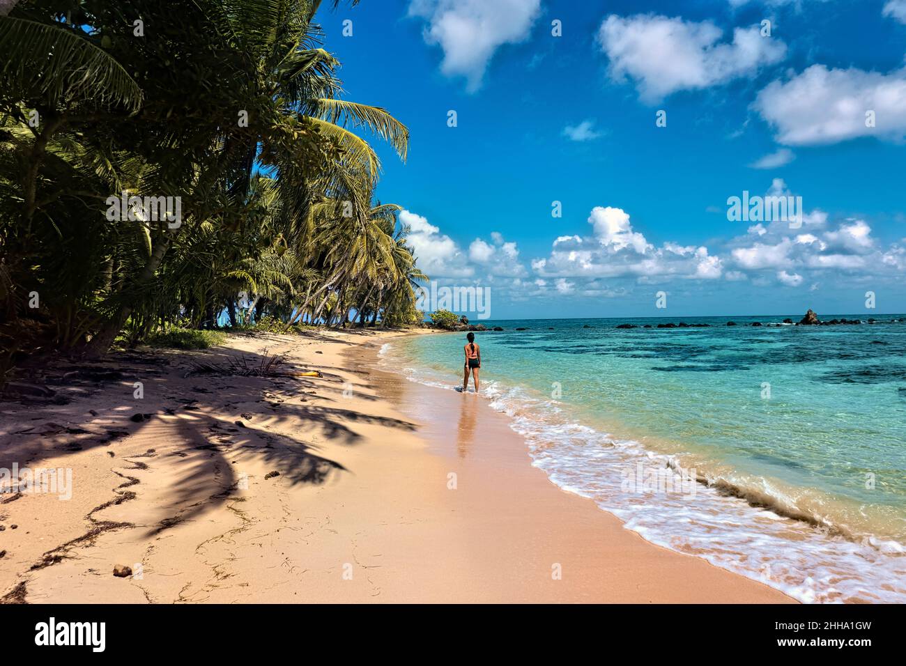Caribbean paradise, Little Corn Island, Nicaragua Stock Photo - Alamy