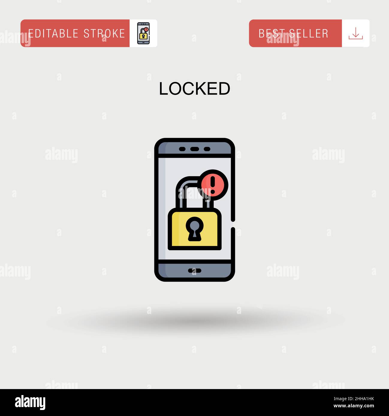 Locked hand Stock Vector Images - Alamy