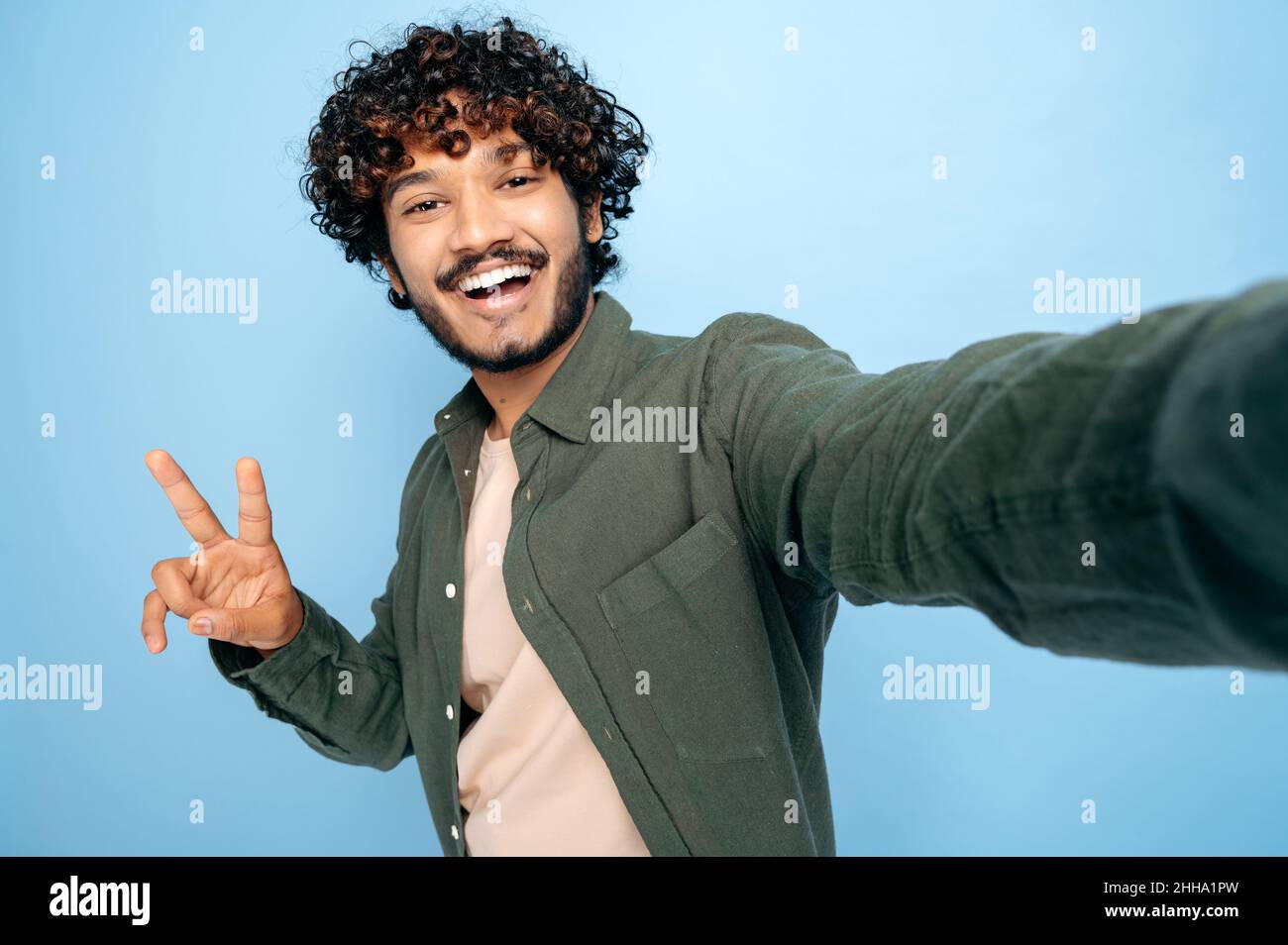 Photo handsome unshaved man hi-res stock photography and images - Alamy
