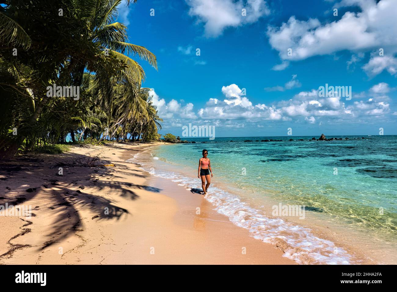 Caribbean paradise, Little Corn Island, Nicaragua Stock Photo Alamy