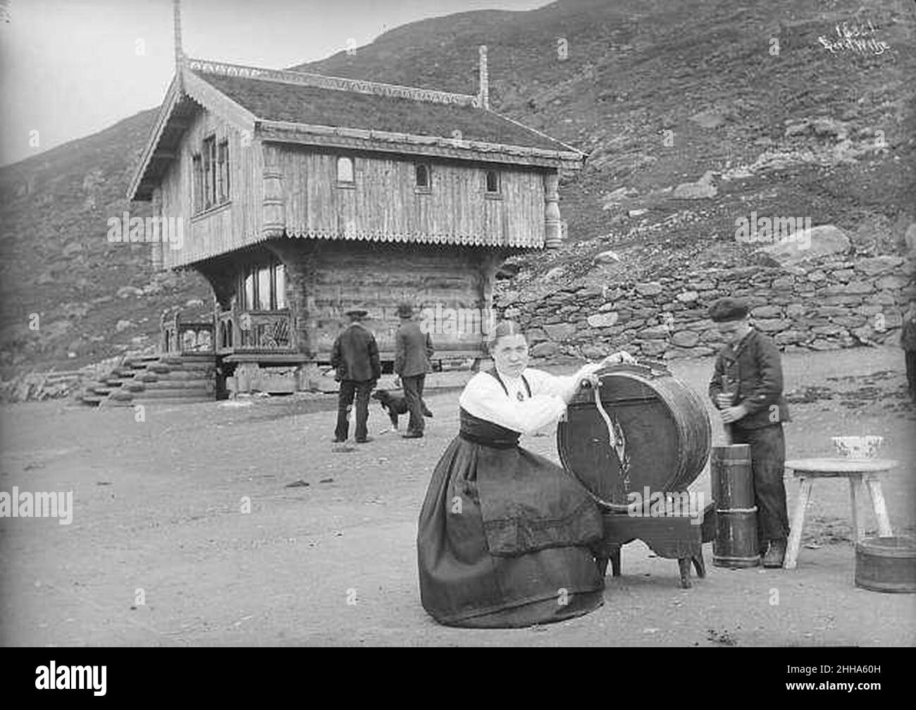 Smørkinning Haukeli Lindahl. Stock Photo