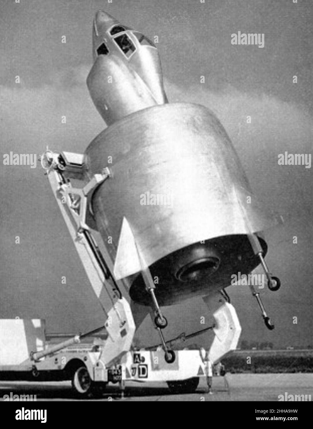 SNECMA Coléoptère on ramp 1959. Stock Photo
