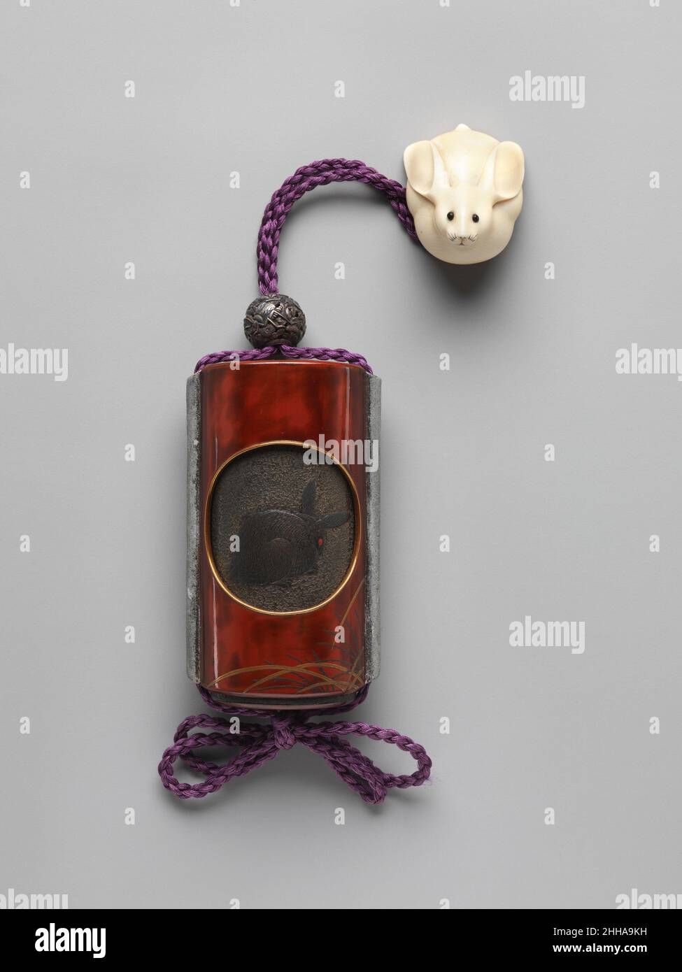 Inr? with Rabbit in the Moon and Autumn Grasses first half of the 19th ...