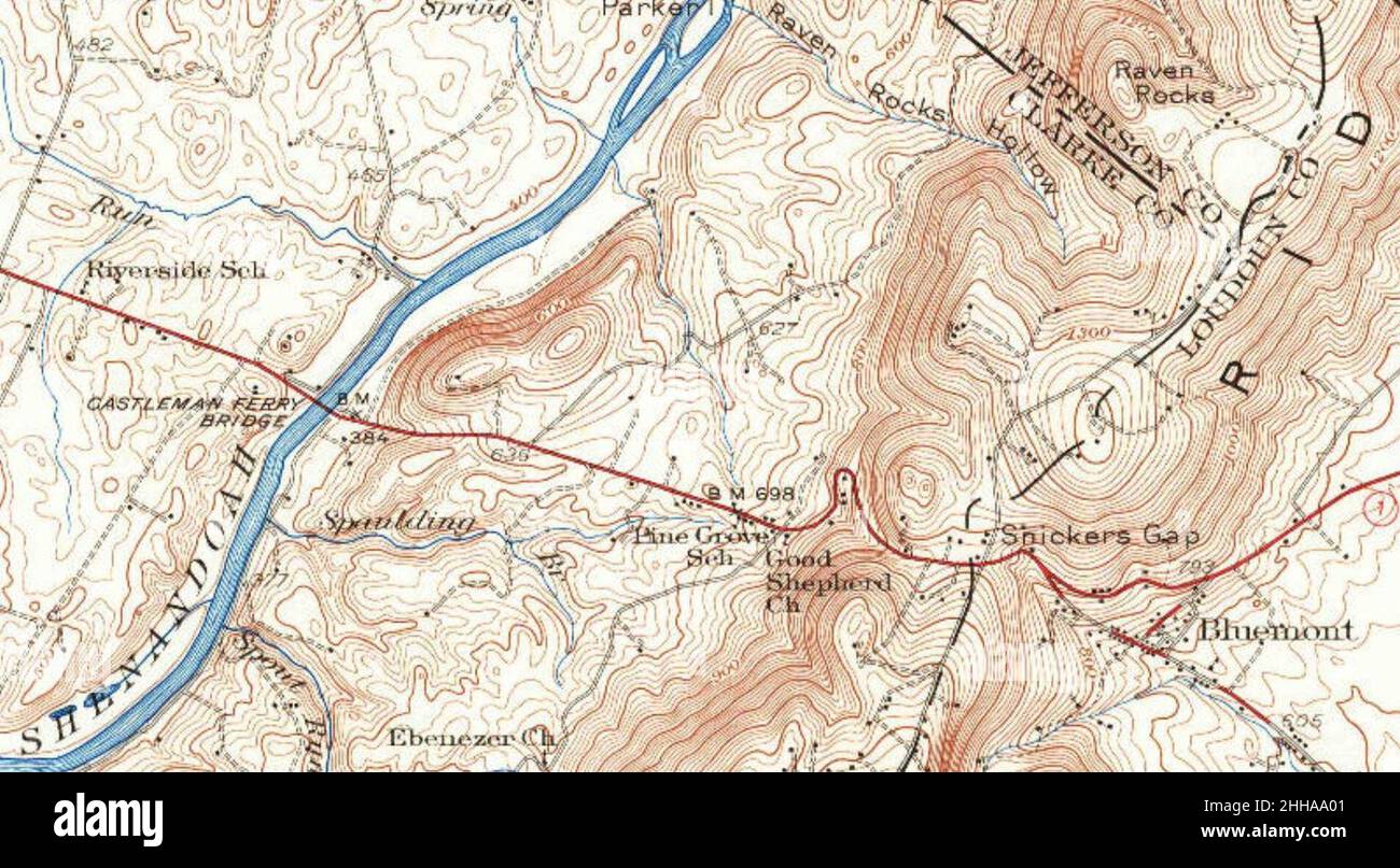 Snickers Gap, Virginia Stock Photo Alamy