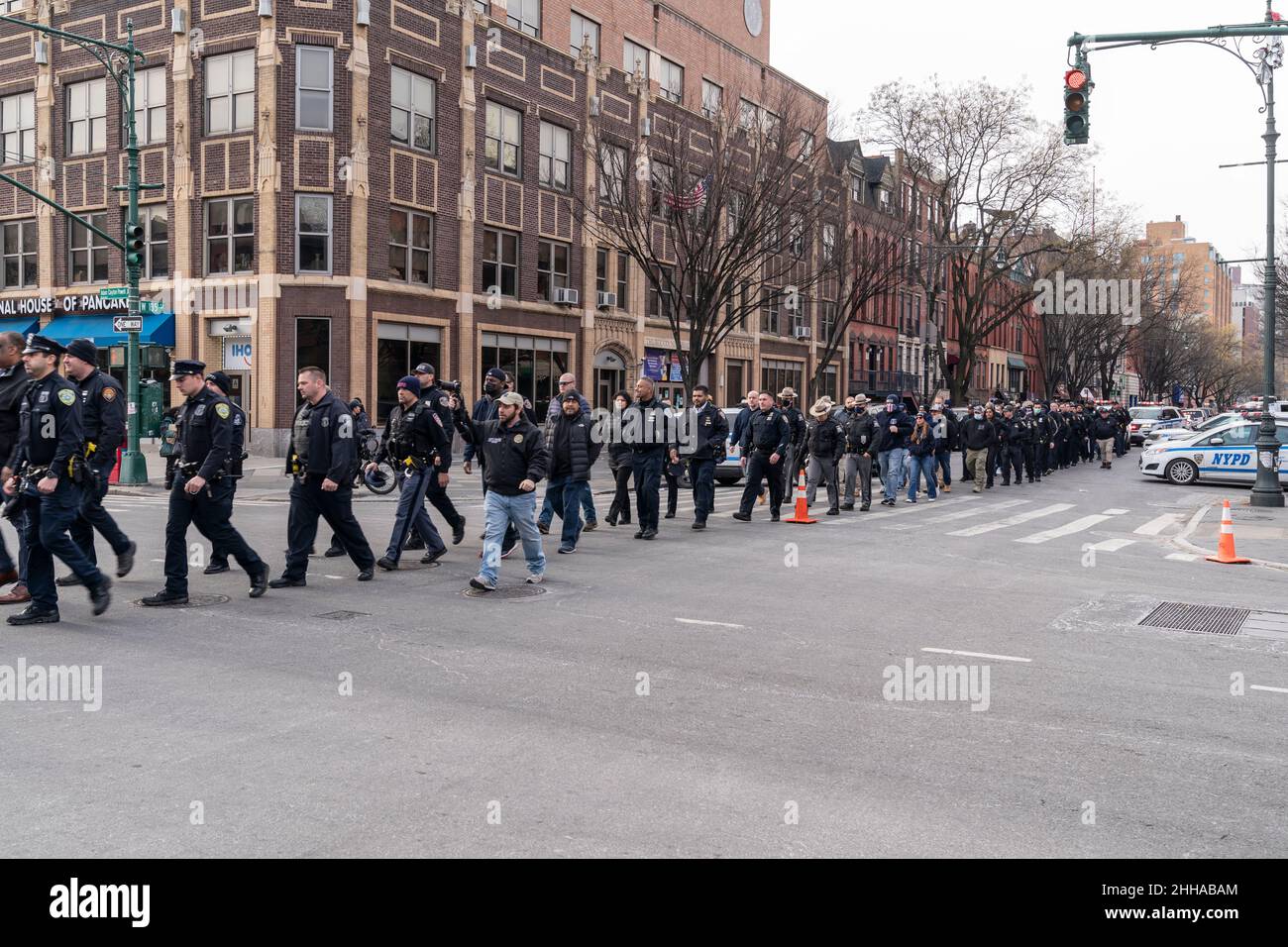 New York, NY January 23, 2022 Officers from Westchester counties
