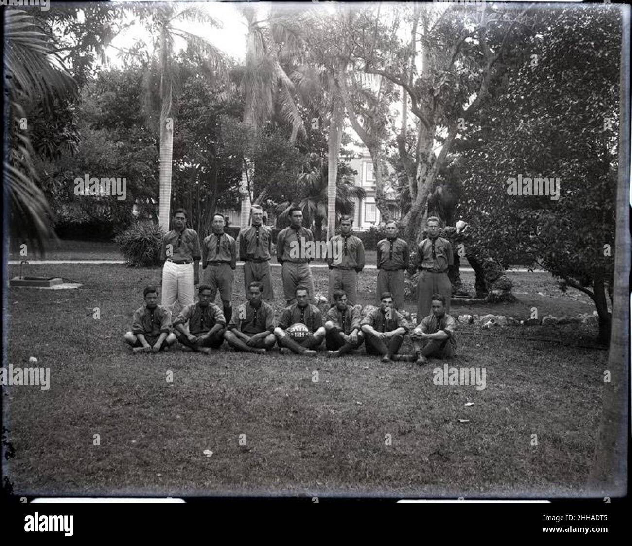 Soccer Team, 1914, Saint Louis College Stock Photo Alamy