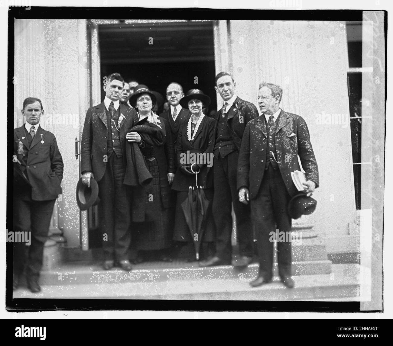 Socialist group, White House Stock Photo