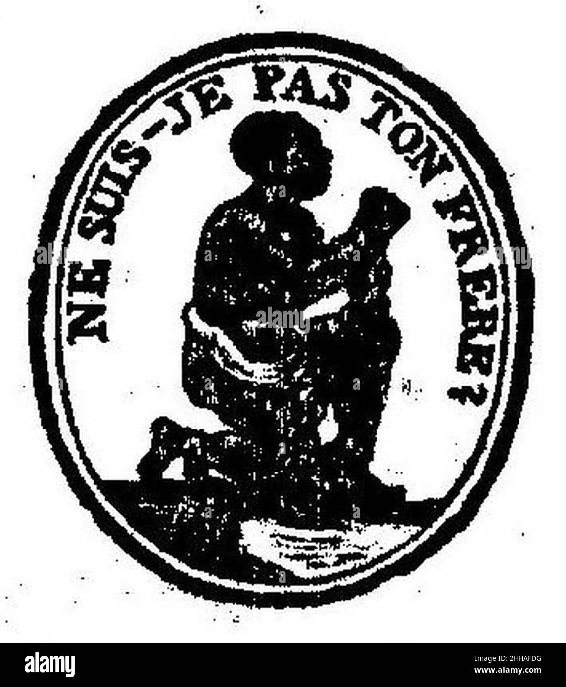 Société des amis des noirs - février 1790 (cropped). Stock Photo
