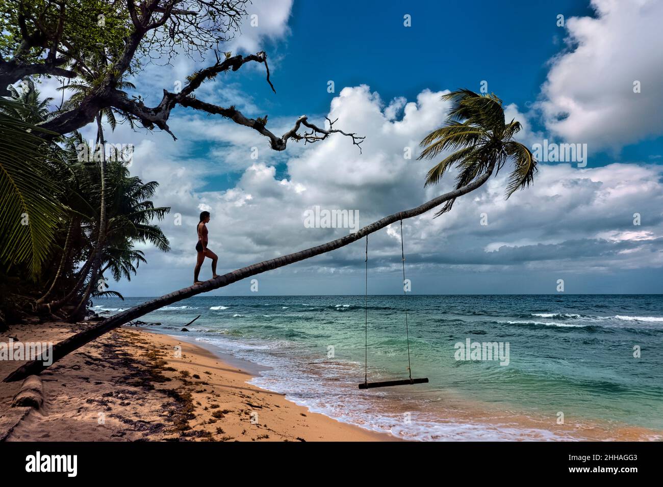 Caribbean paradise, Little Corn Island, Nicaragua Stock Photo Alamy