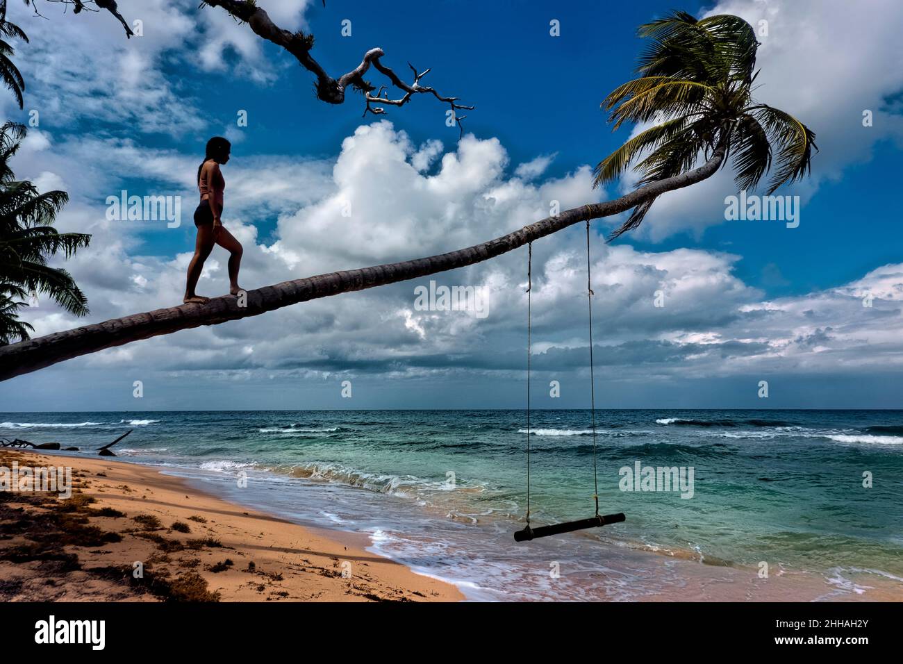 Caribbean paradise, Little Corn Island, Nicaragua Stock Photo Alamy