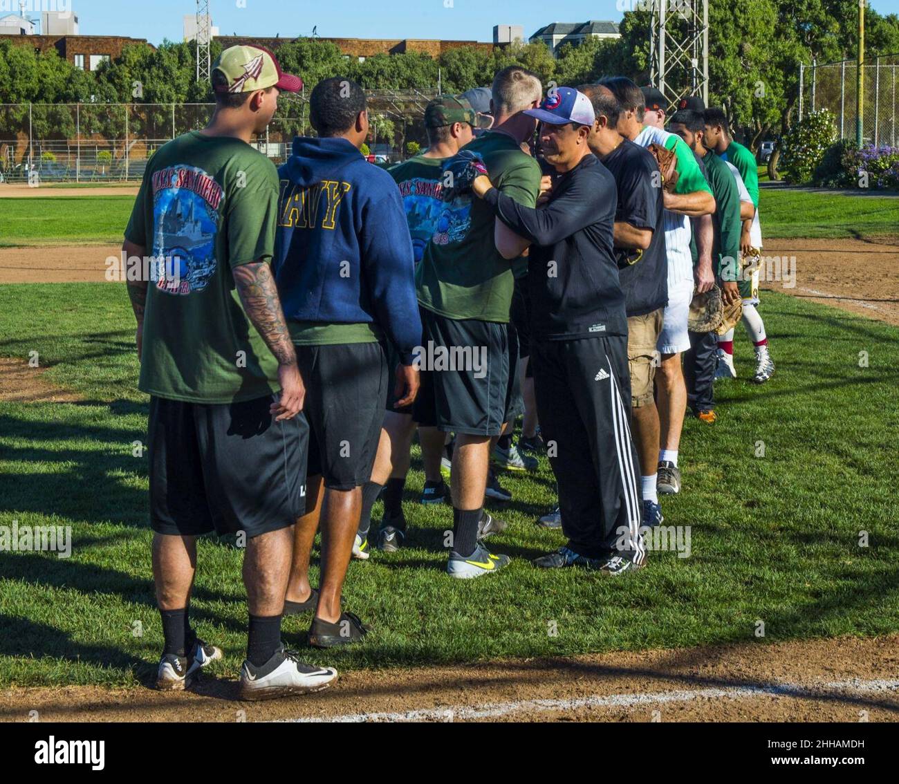 Softball Tournament During San Francisco Fleet Week 161006 Stock Photo