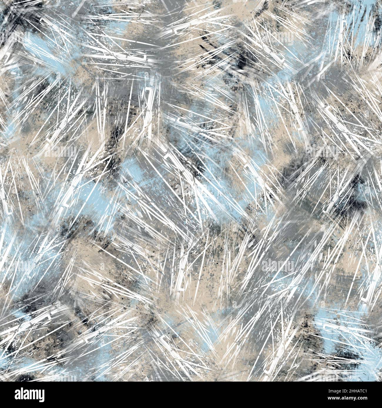 Seamless neutral and white grungy classic abstract surface pattern ...