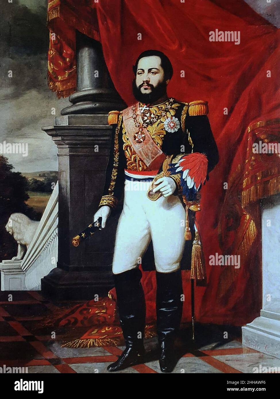 Solano Lopez 1866 by Garcia Stock Photo - Alamy