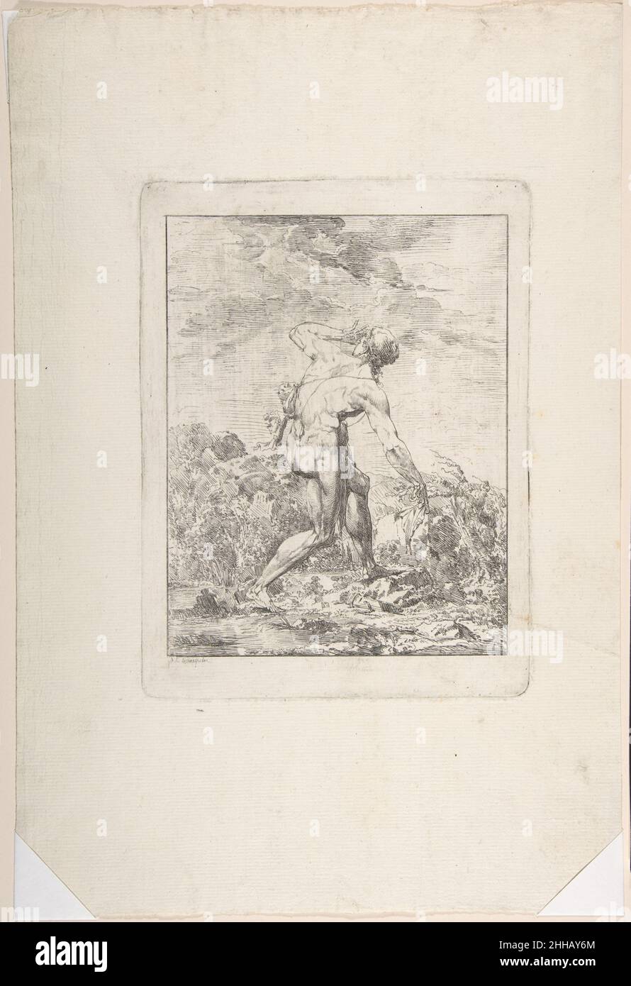 Milo of Croton n.d. Philippe Auguste Hennequin French. Milo of Croton ...