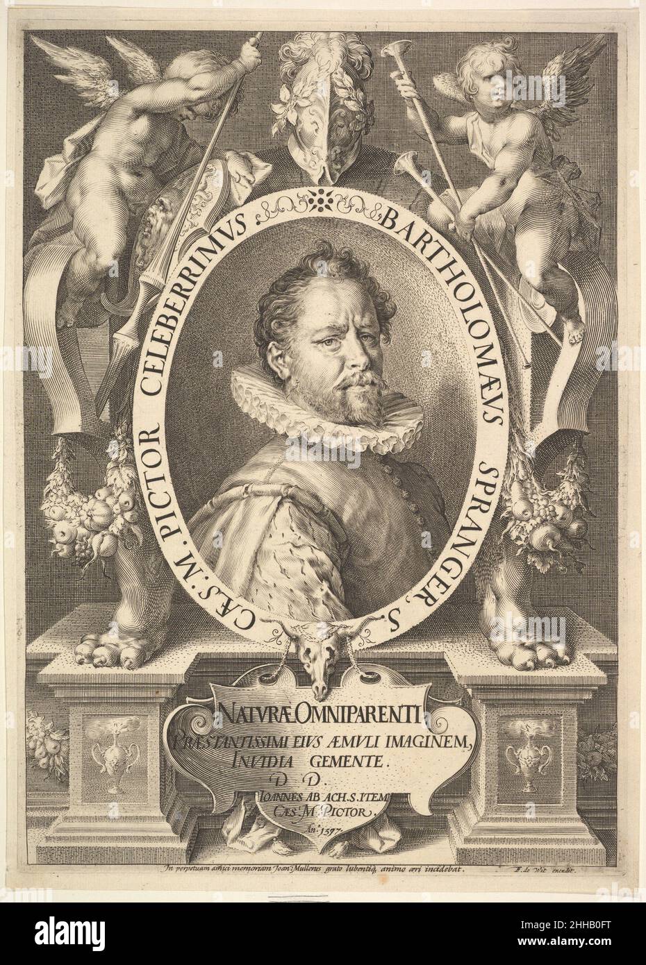 Bartholomeus Spranger ca. 1618 Jan Muller Netherlandish. Bartholomeus Spranger  374024 Stock Photo