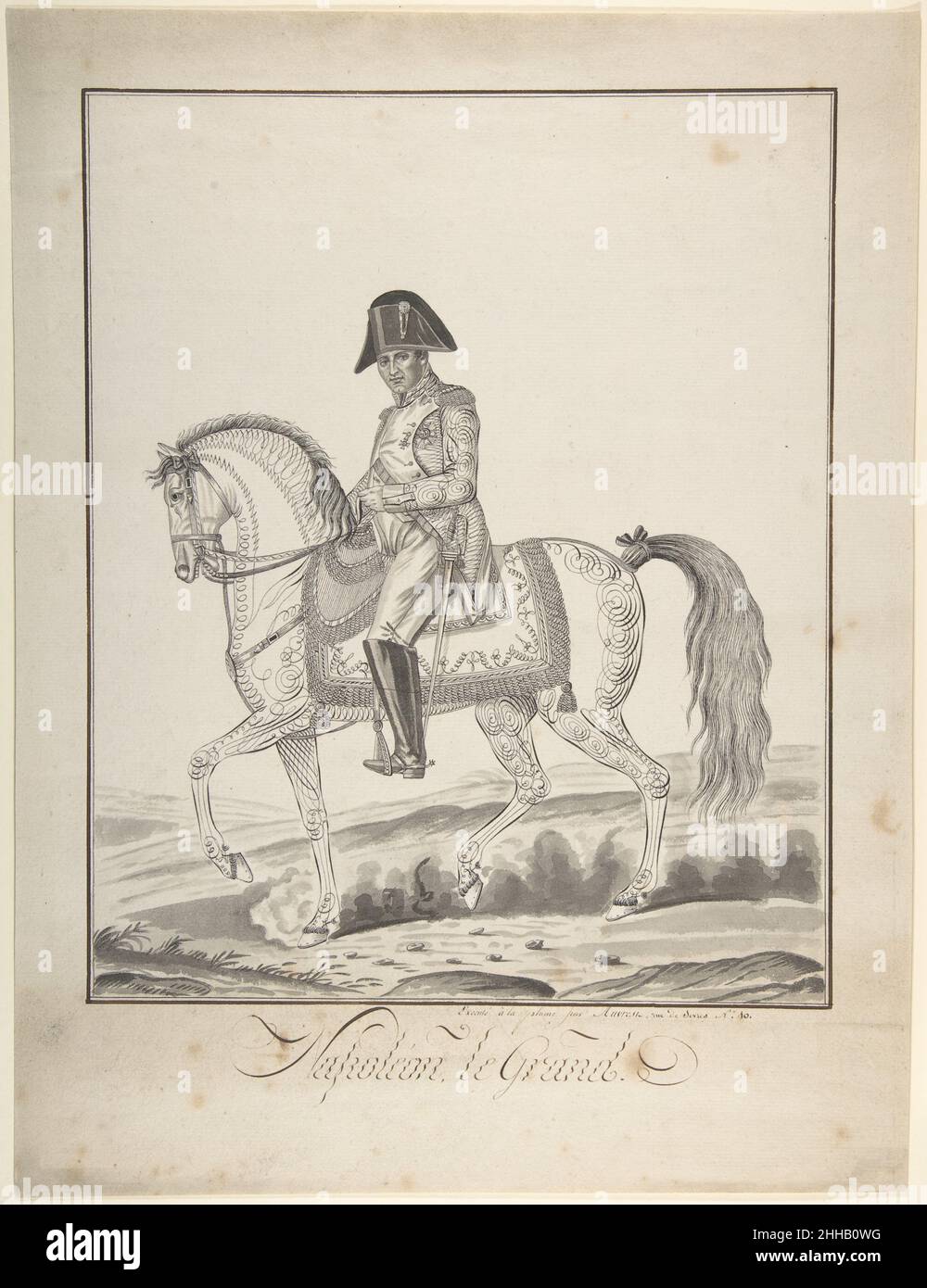Equestrian portrait of napoleon hi-res stock photography and images - Alamy
