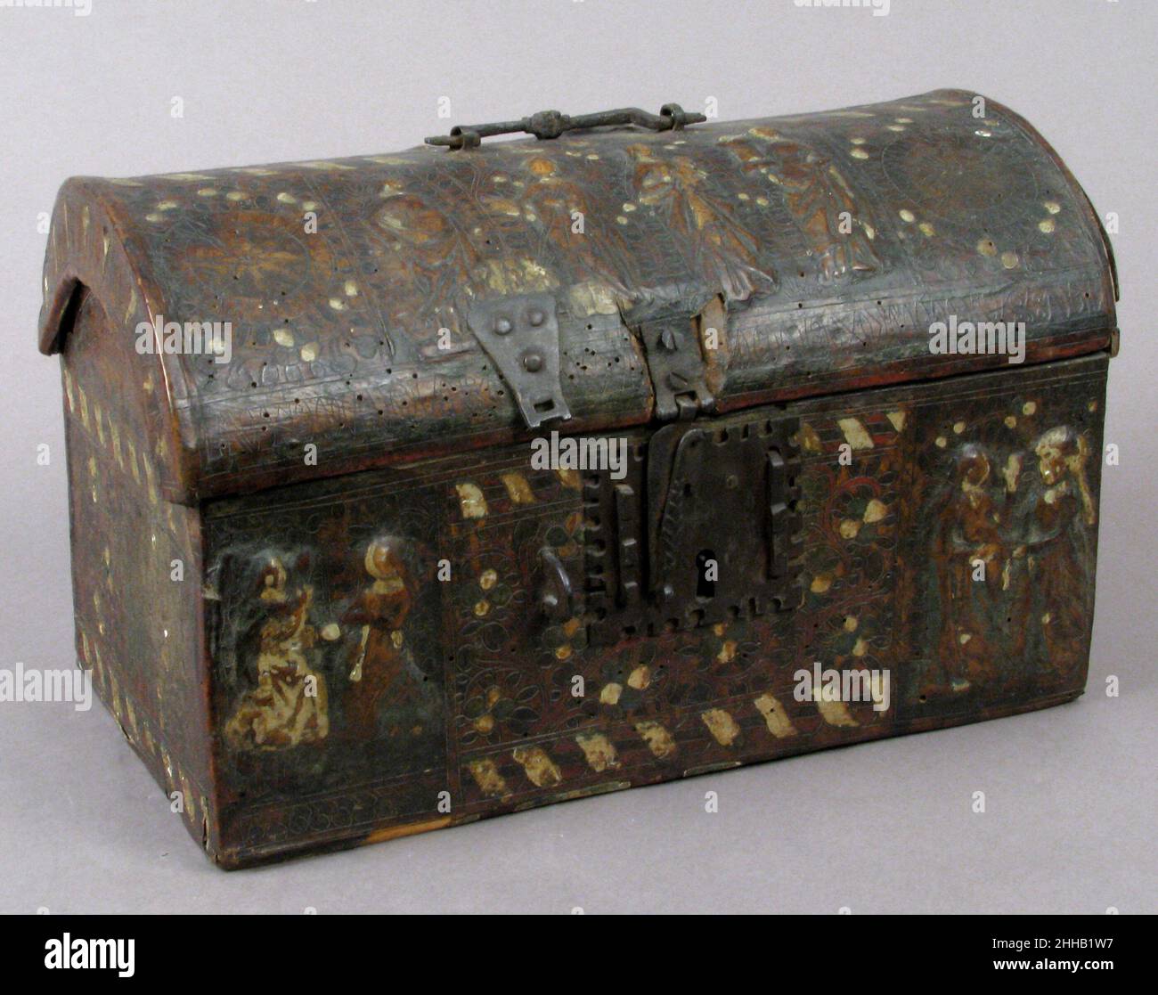 Coffret 15th century French. Coffret 466647 Stock Photo - Alamy