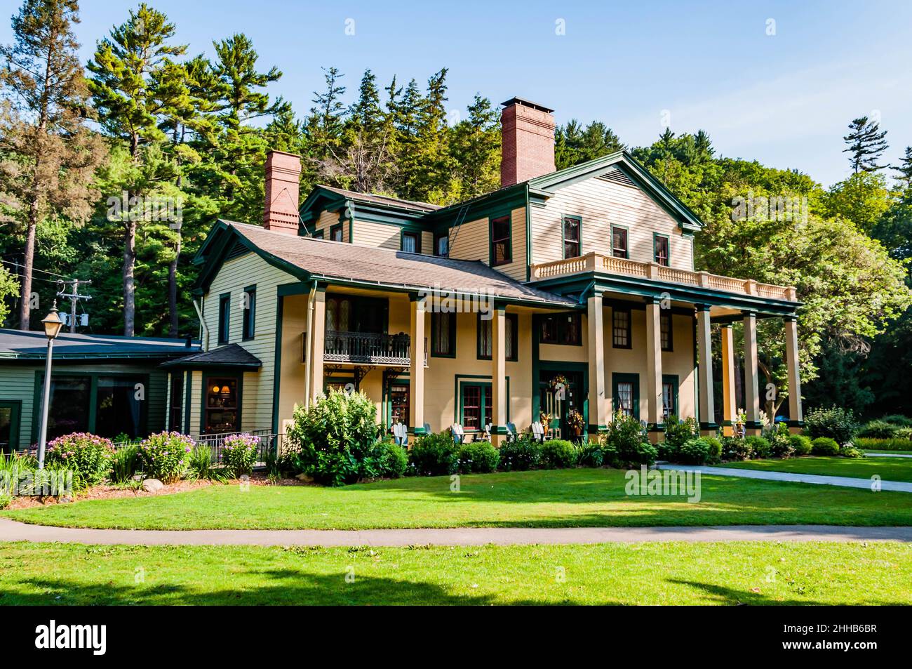The Glen Iris Inn at Letchworth State Park, New York, USA Stock Photo