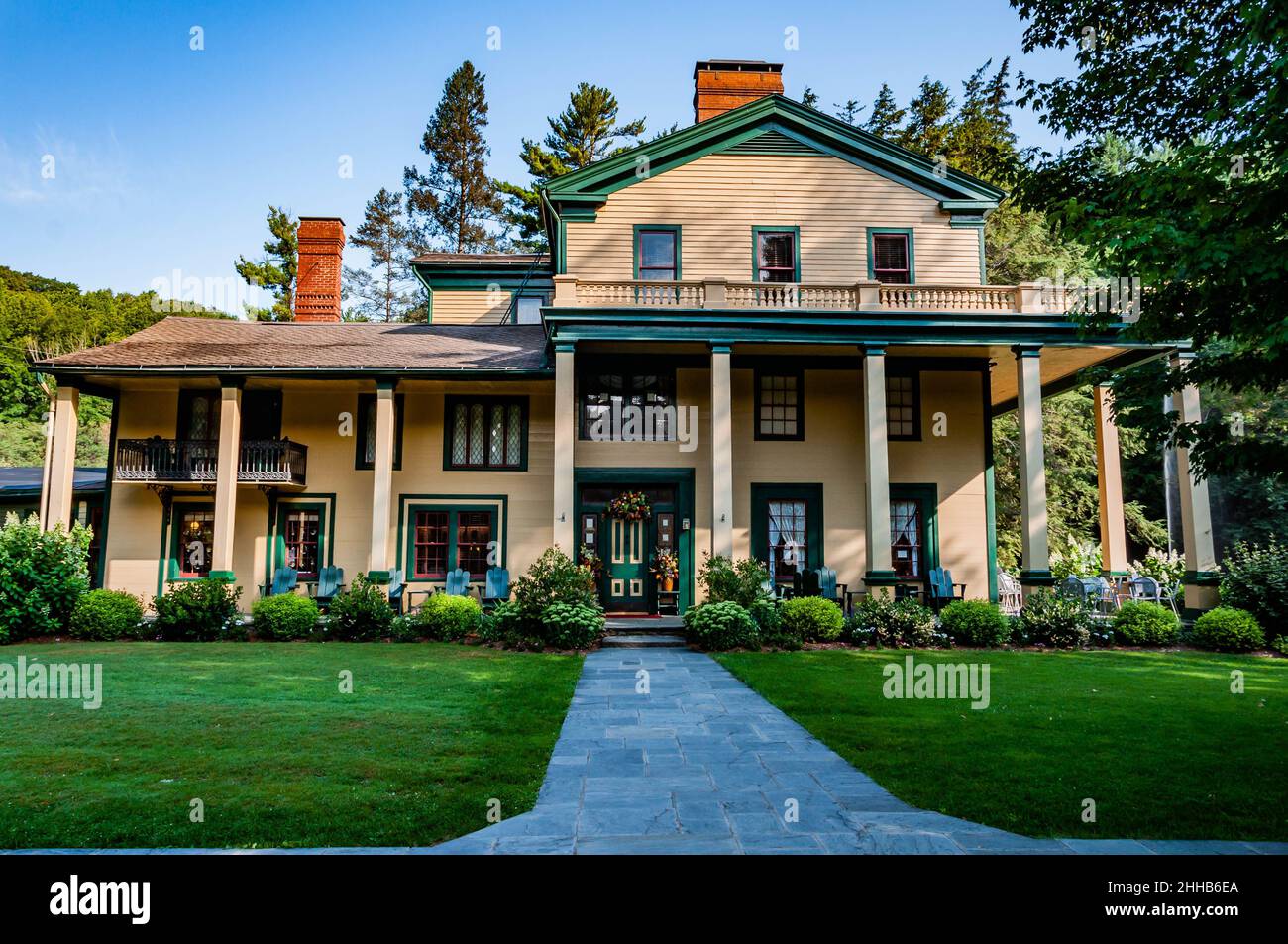 The Historic Glen Iris Inn, Letchworth State Park, New York, USA Stock