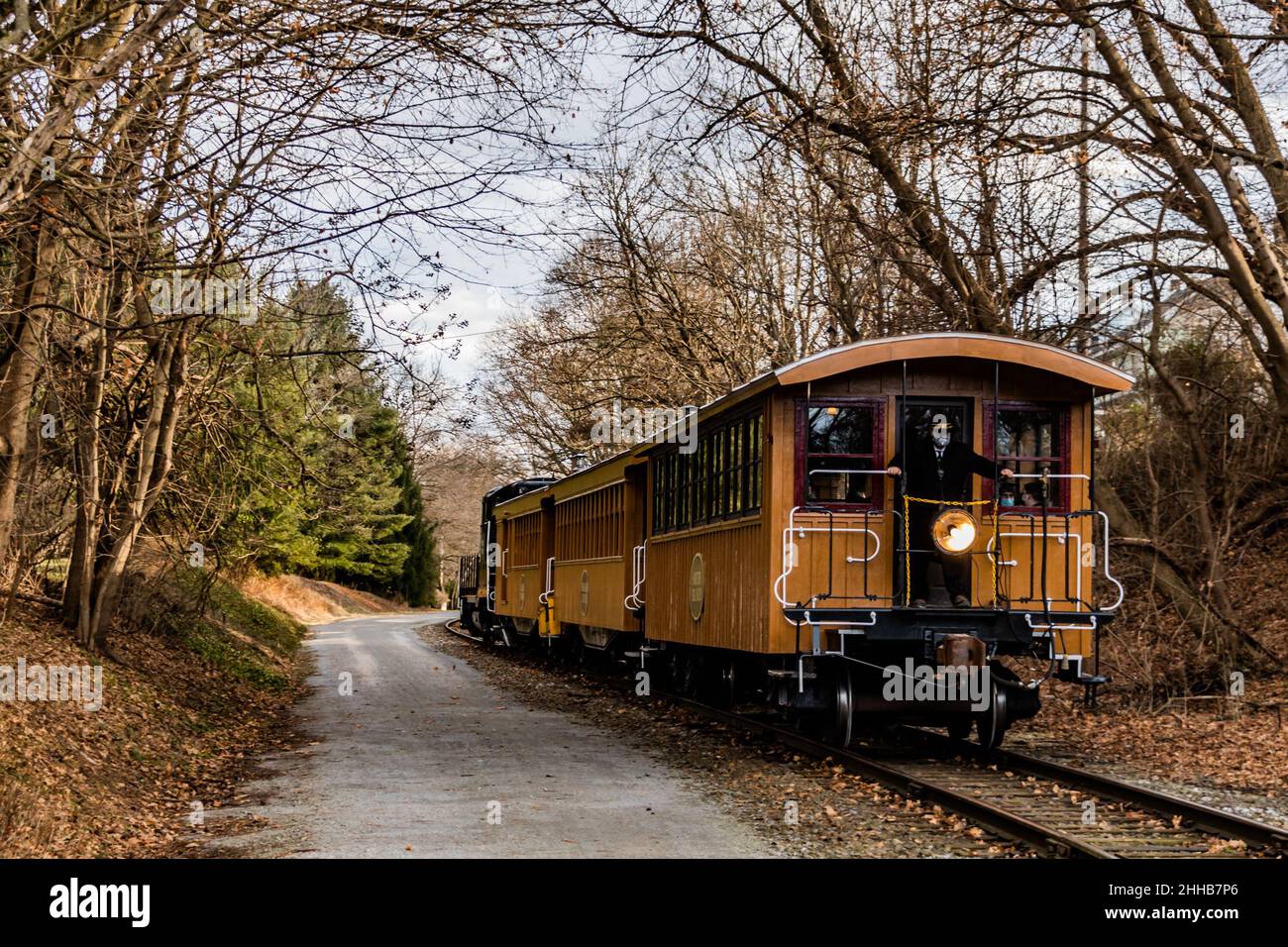 Northern Central Railway Train Departing Hanover Junction Train Station