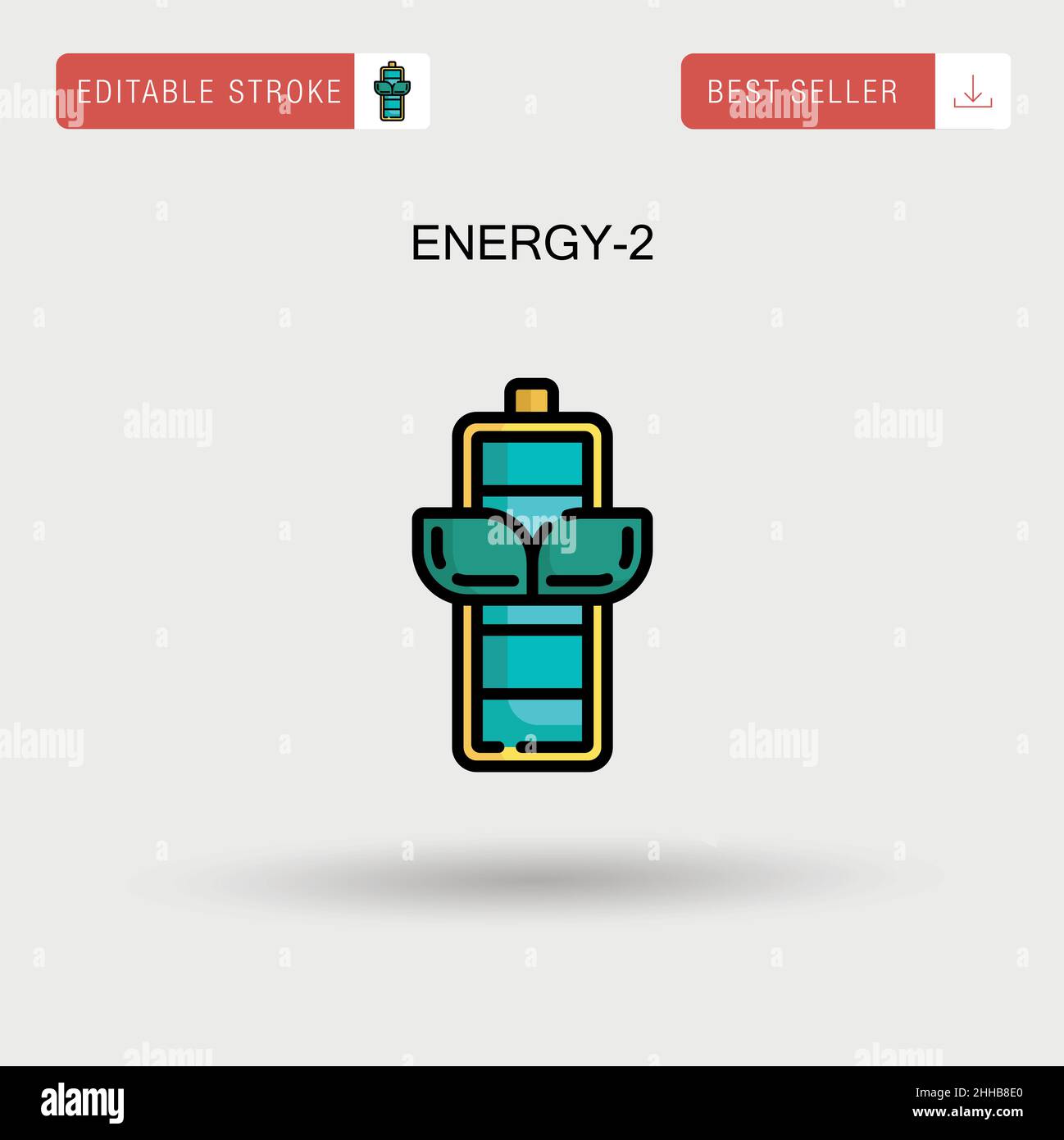 Energy-2 Simple vector icon Stock Vector Image & Art - Alamy