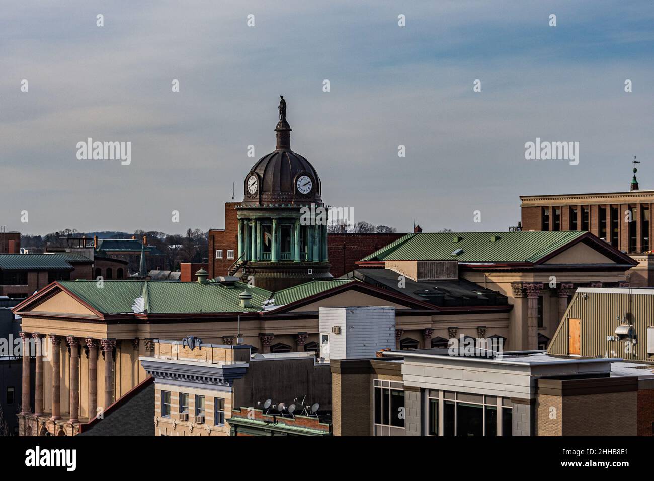 Downtown Lancaster, Pennsylvania, USA Stock Photo