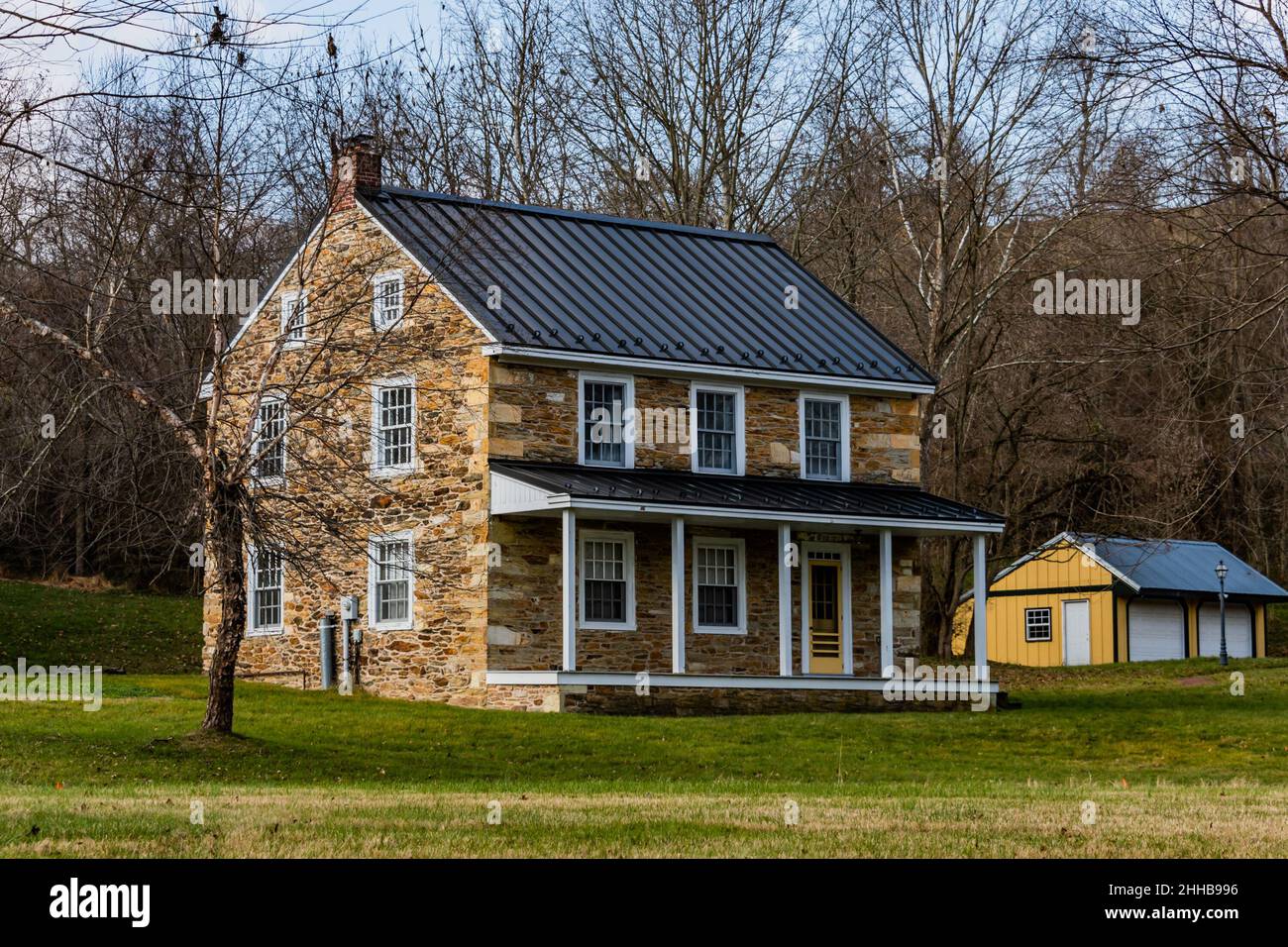 The Historic Stone House, Heritage Rail Trail County Park, Seven Valleys, Pennsylvania, United
