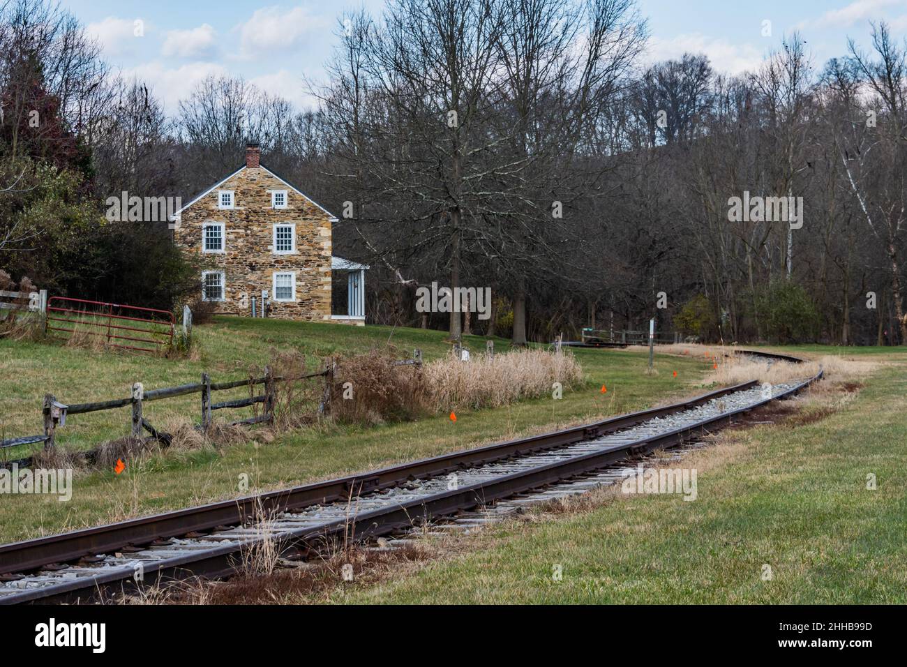 The Historic Stone House Along The Rail Trail, Seven Valleys