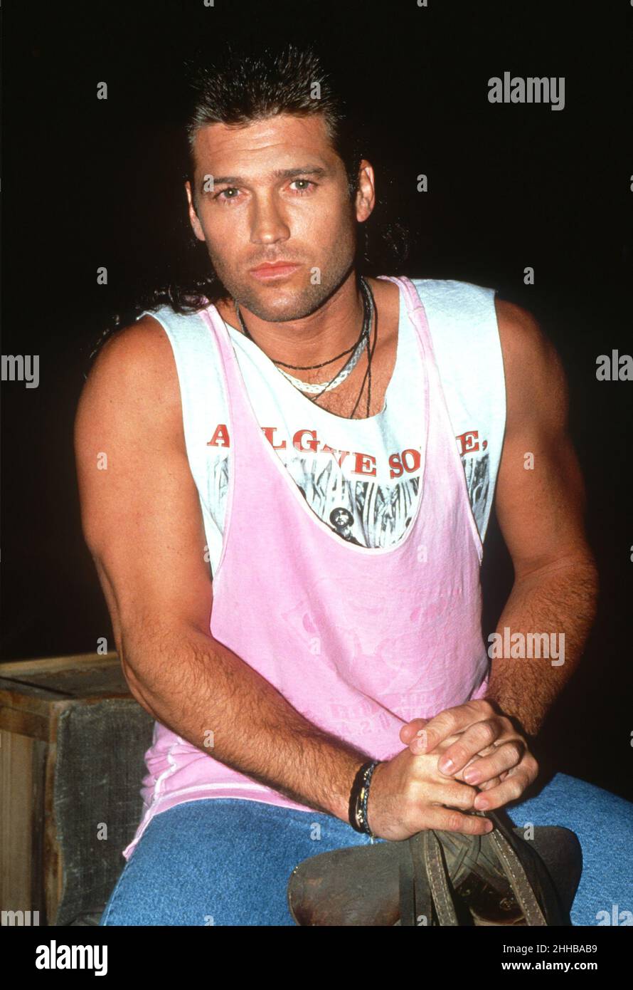 Billy Ray Cyrus Poses For A Portrait Circa 1999 In Los Angeles Credit: Ron Wolfson / Rock