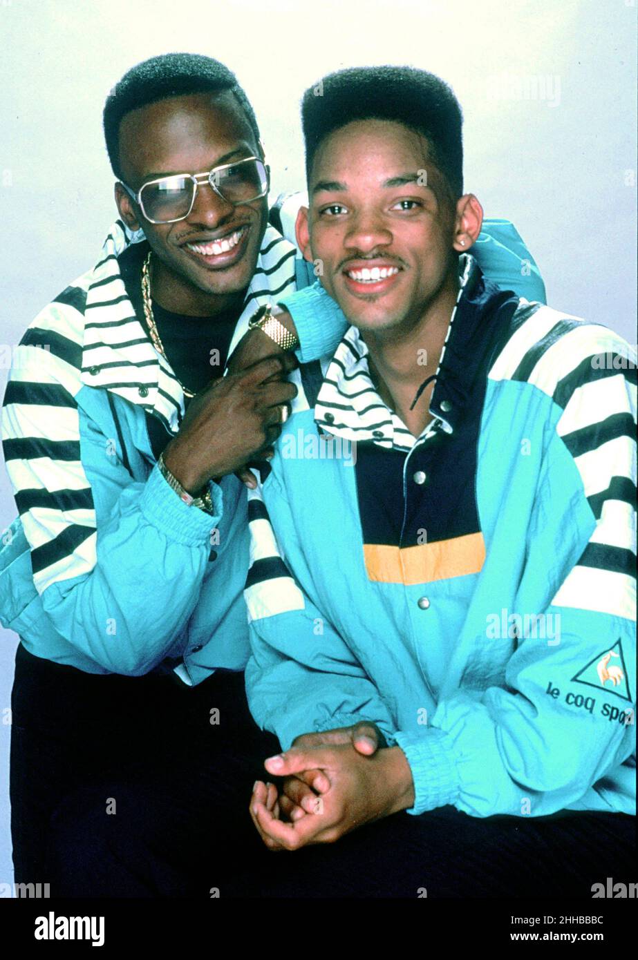 Portrait of DJ Jazzy Jeff and Fresh Prince aka Will Smith circa 1986 ...