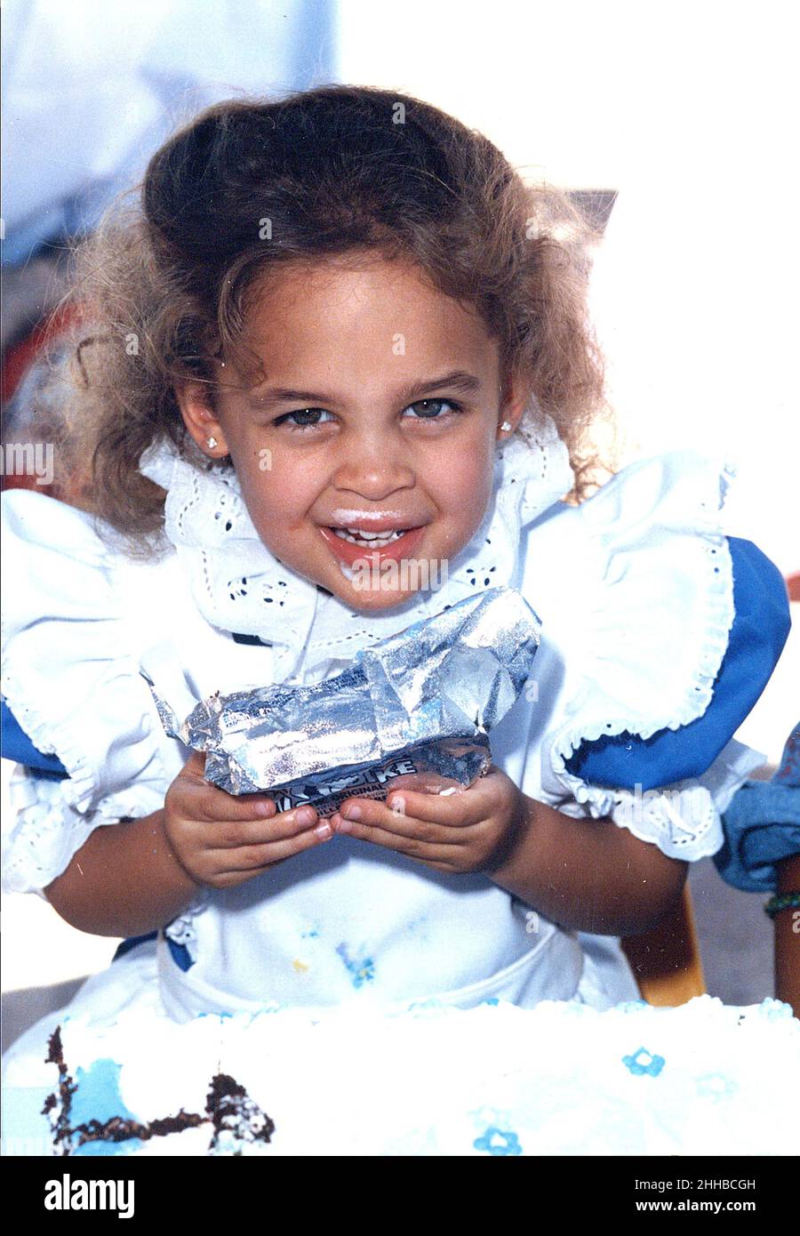LOS ANGELES, CA 1985 Nicole Richie photographed as a young girl at