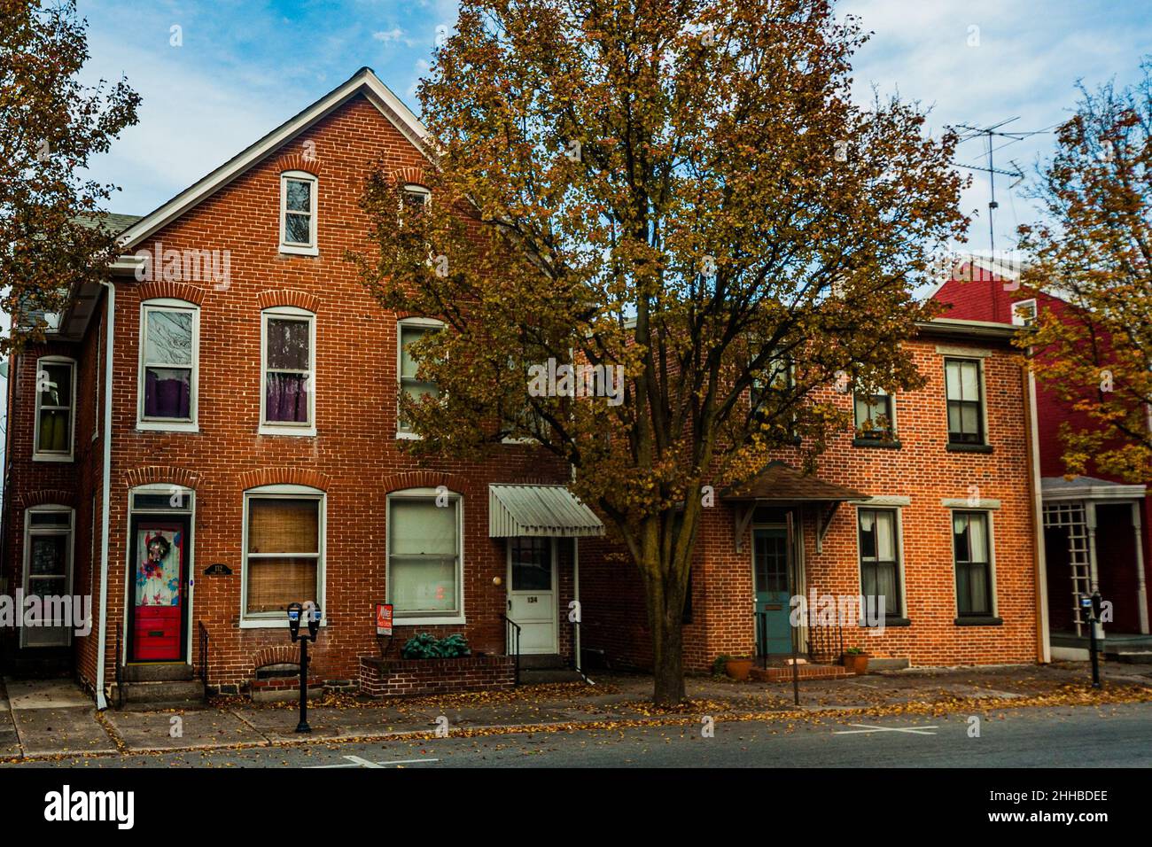 Photo of Gettysburgs Historic Row Houses, Gettysburg, Pennsylvania USA