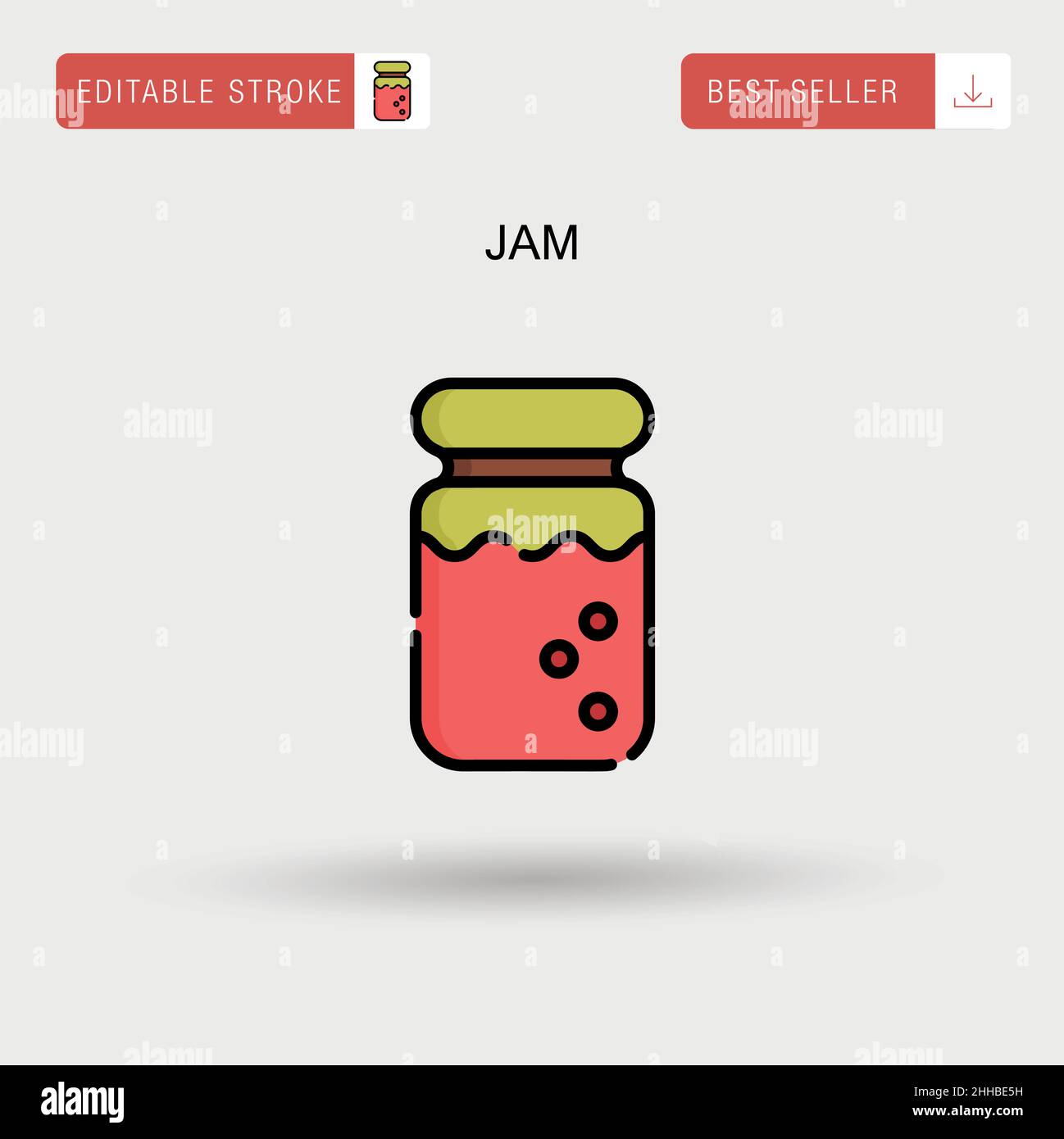 Raspberry sauce bowl Stock Vector Images - Alamy