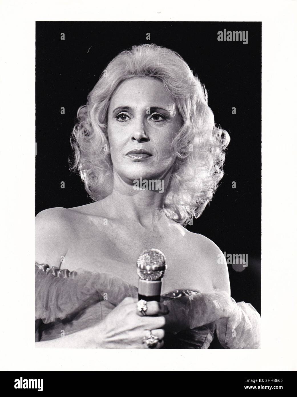 Tammy Wynette Performs On Stage Circa 1972 Credit Ron Wolfson Rock